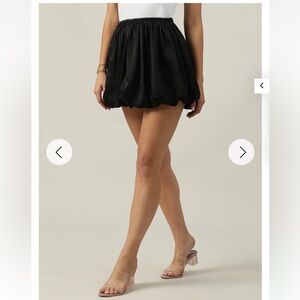 Satin ballon skirt